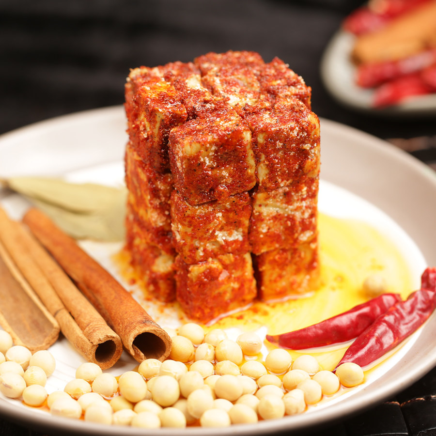 湖南特产天马人窖藏原味腐乳霉豆腐下饭菜香辣红油臭腐乳麻辣味