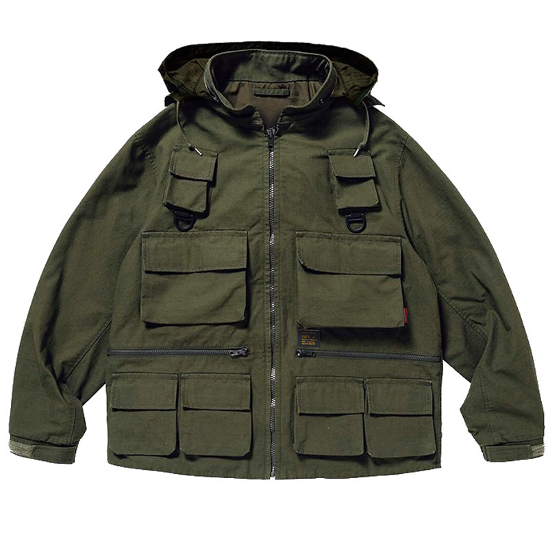 staphmodularjacket日本进口面料多袋8袋八袋工装夹克