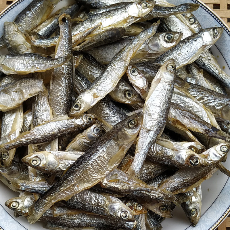 亮皮子鱼湖南乡里传统手工特产自制小鱼毛毛雨鱼干