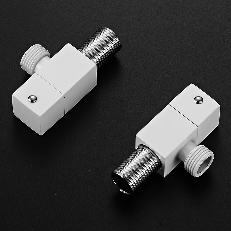 角阀三角白色北欧全铜冷热加厚止水面盆菜盆角阀