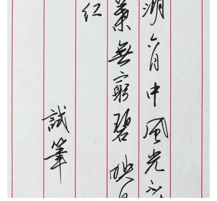 16开硬笔书法作品练字比赛练习纸竖式考级本课程工艺设计心得图片