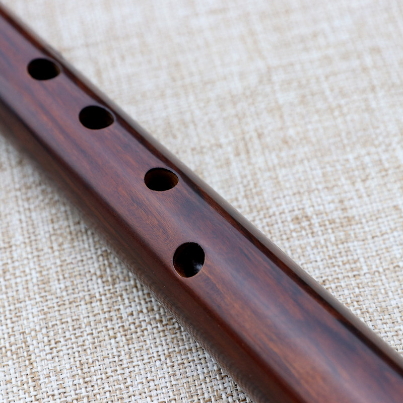 楚吟 短箫老红木箫古风实木素萧成人初学零基础八孔随身迷你 梦兮