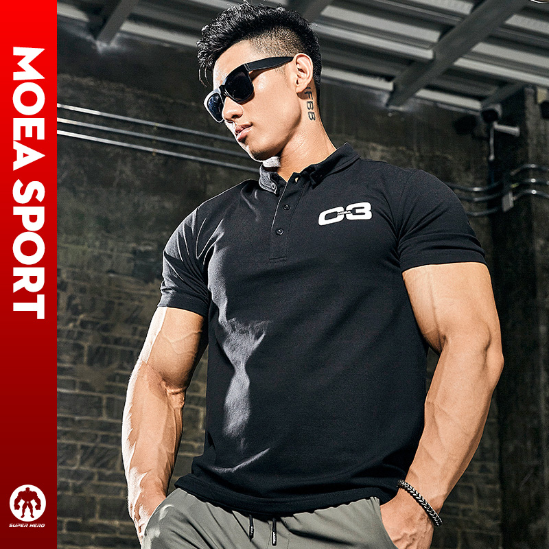 墨立方保罗衫t恤夏季翻领潮牌基础款男士港风青年运动短袖polo衫