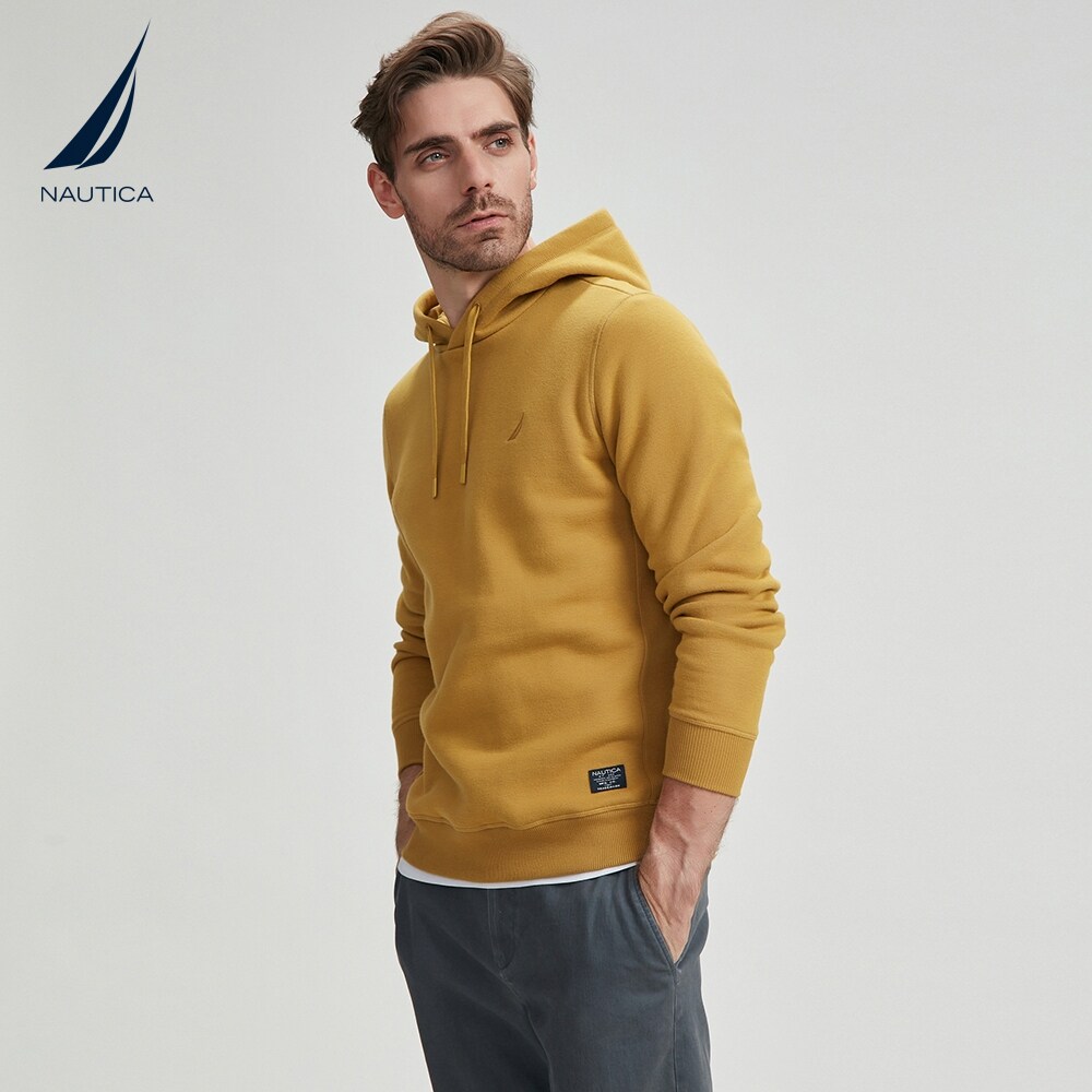 nautica诺帝卡男装休闲时尚简约舒适情侣连帽卫衣ko1432卫衣