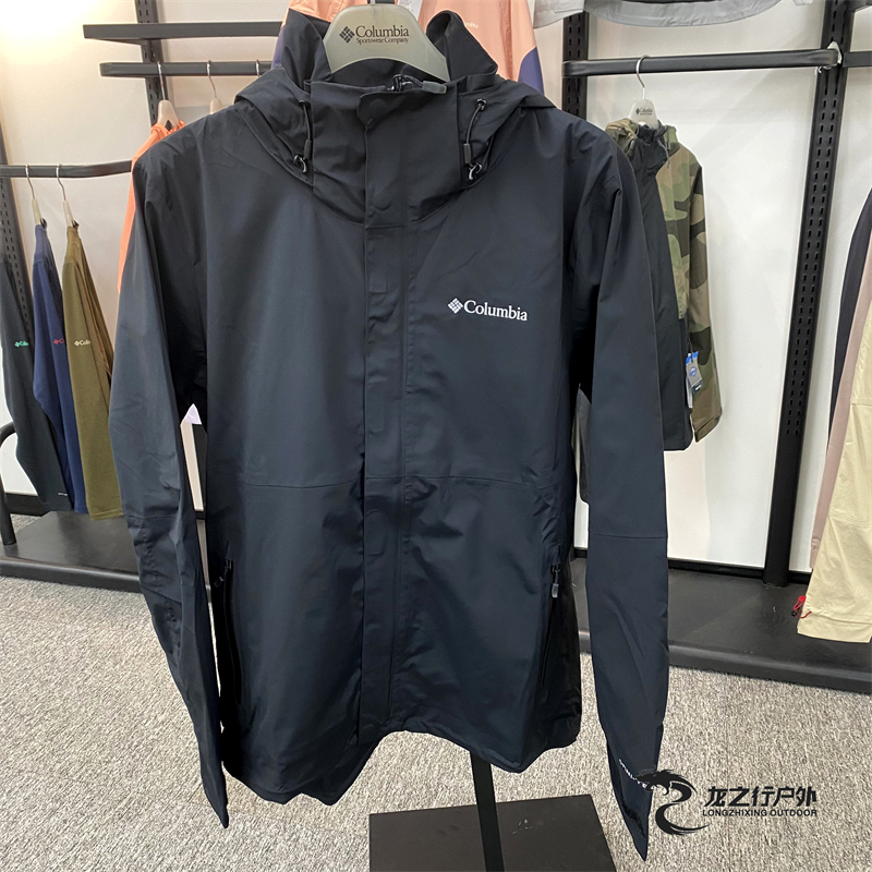 2022春夏新款Columbia哥伦比亚城市户外男式单冲防水冲锋衣WE1299