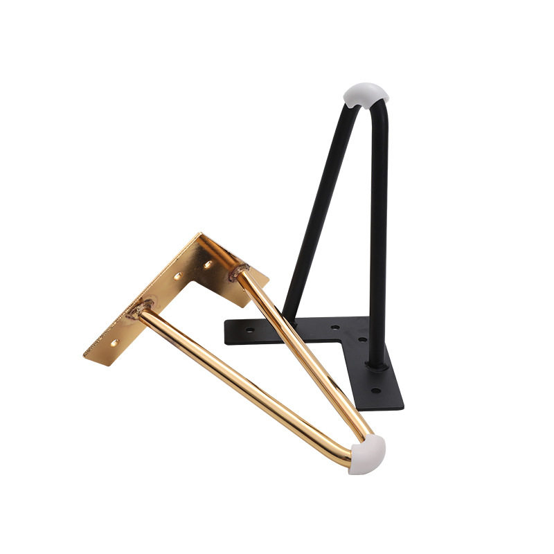 沙发家具金属浴室柜金色钢筋桌脚支撑五金配件沙发脚