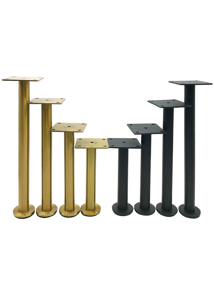 柜脚不锈钢家具电视柜脚浴柜台沙发茶几金色黑色沙发脚