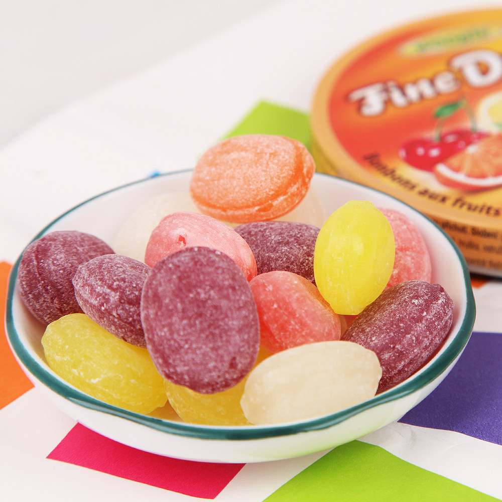 进口零食品 woogie铁盒水果糖粒200g 进口糖果喜糖果 休闲零食