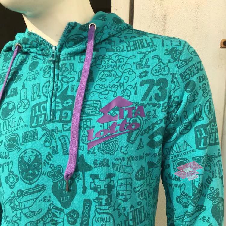 lotto乐途男子自由节拍系列运动套头卫衣ewdf1311运动卫衣