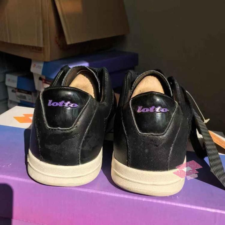 lotto乐途女子1973经典网球系列头层牛皮板鞋运动休闲鞋