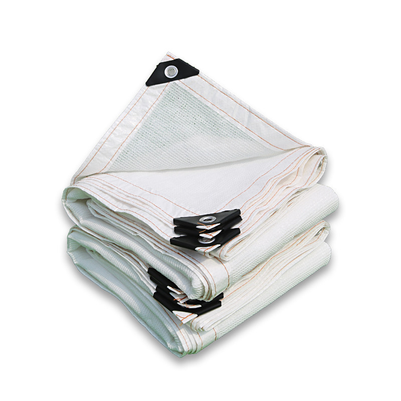 白色遮阳网包边打孔防晒网遮阴网多肉阳台隔热降温加密加厚8针网