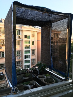 遮阳网遮阴防晒网包边3针加密隔热网阳台蔬菜多肉植物遮光降温