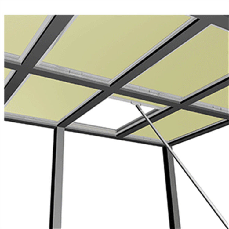 拉杆不锈钢拉钩蜂巢天窗顶棚阳光房遮阳天棚窗帘百叶帘