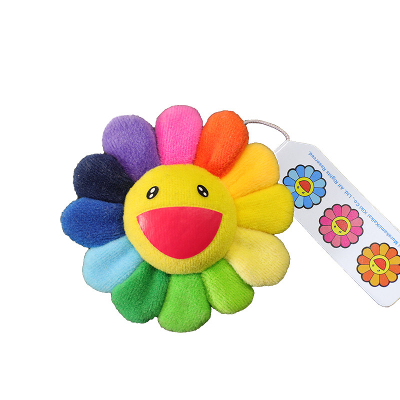 日本正品村上隆太阳花王一博kaikaikiki华晨宇gd同款七彩挂件胸针