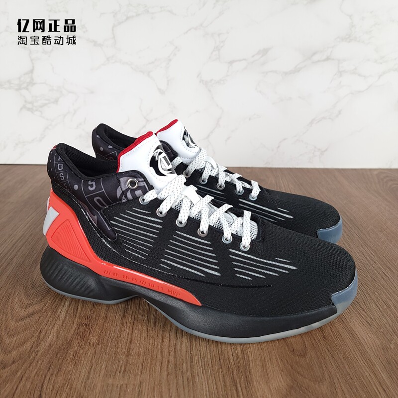 adidas阿迪达斯rose男子罗斯10代场上缓震篮球鞋eh2000篮球鞋