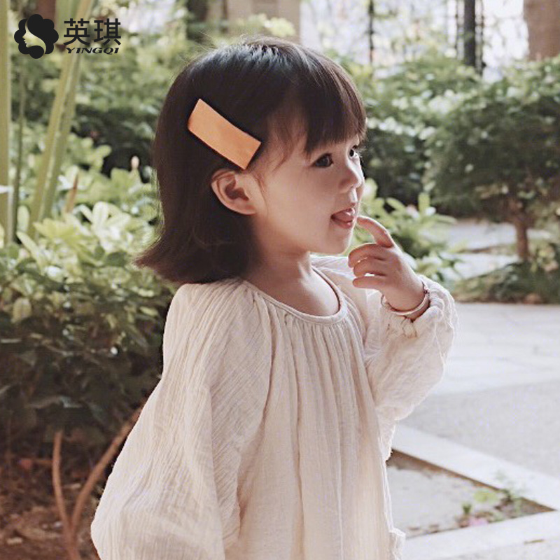 儿童假发小头真人发丝短发加小码小女孩术后整顶日常整顶假发