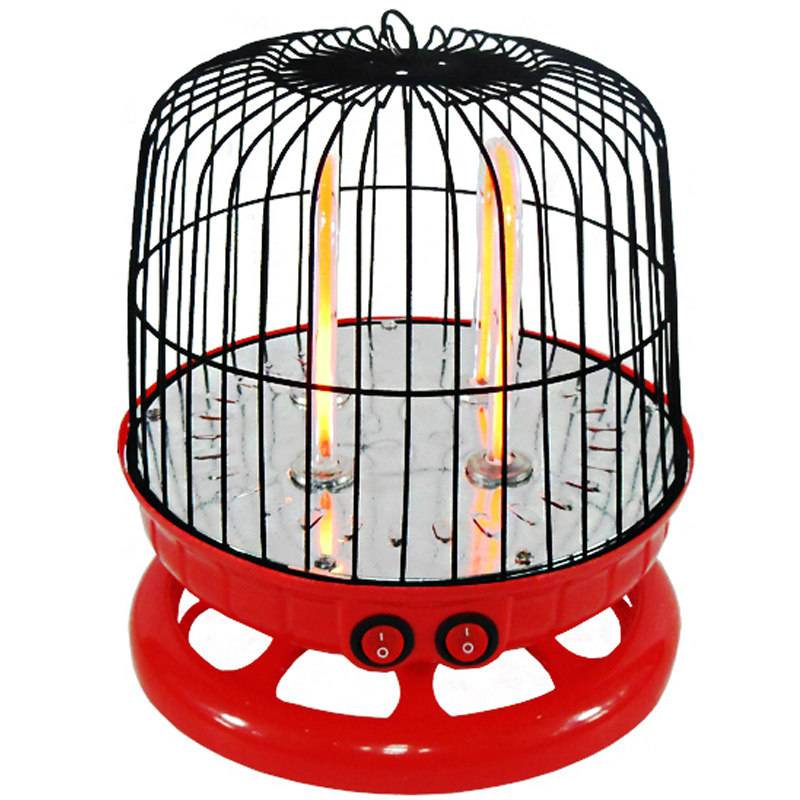 鸟笼烤火炉电暖气烤火器小太阳取暖器家用小型节能取暖炉电暖器_双氙