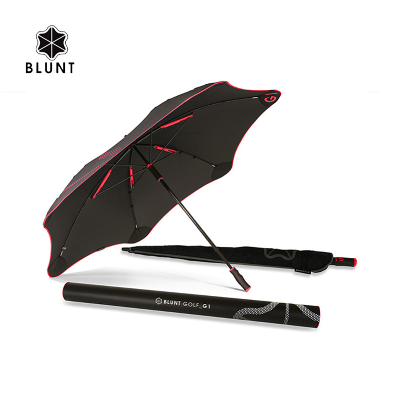 送男生抗风blunt 简约长柄伞 高尔夫雨伞g1户外遮阳伞