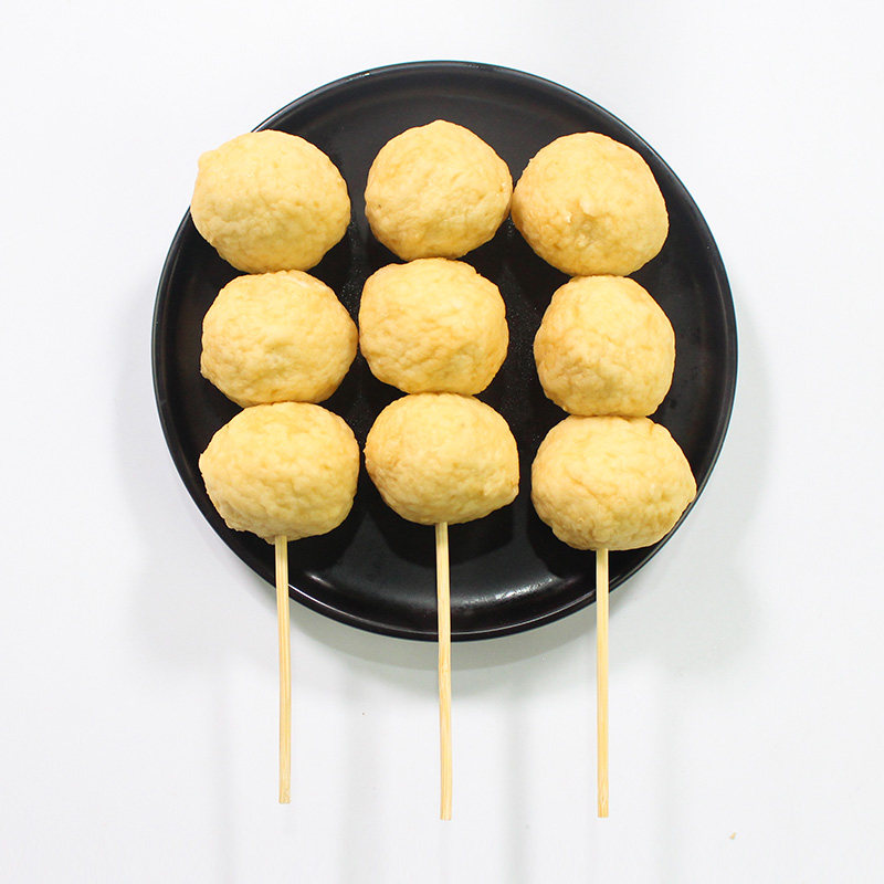 鱼丸汁滋25kg火山山石烤丸爆汁小鱼带馅包心火鱼丸