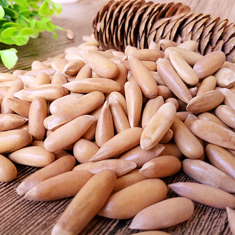 新货薄壳手剥巴西松子500克含进口坚果奶油零食松子