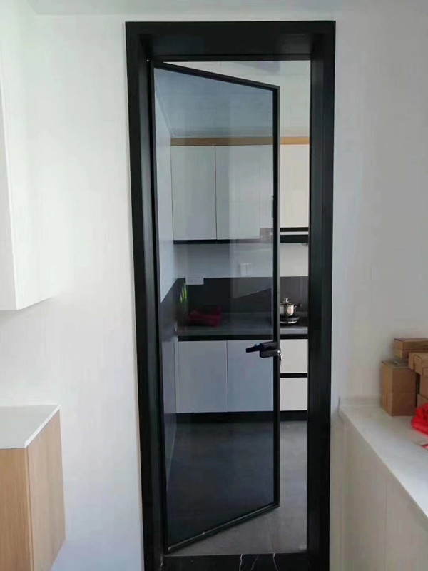 南京工厂定制钛镁镁铝金极窄边开门室内厨房厨房门