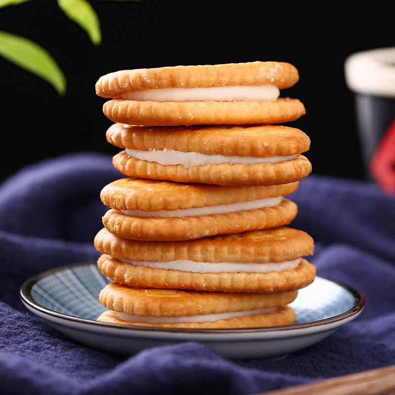 老式夹心饼干四川500g儿时童年怀旧休闲零食夹心饼干