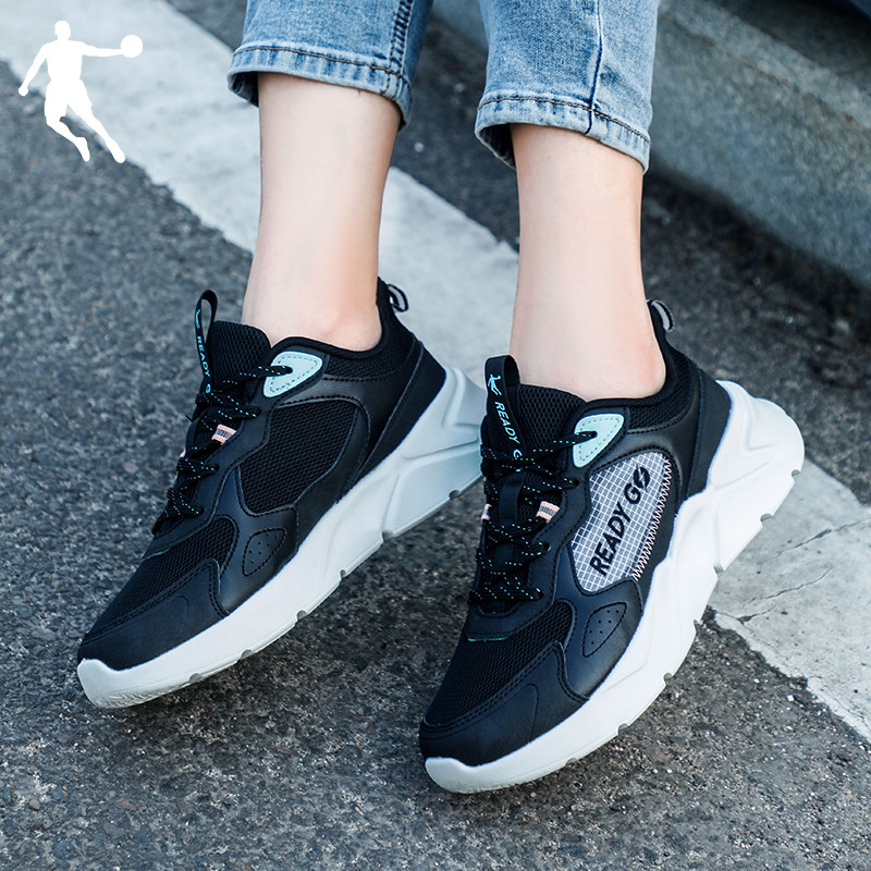 乔丹女鞋运动鞋2021冬季新款网面透气跑步正品跑步鞋