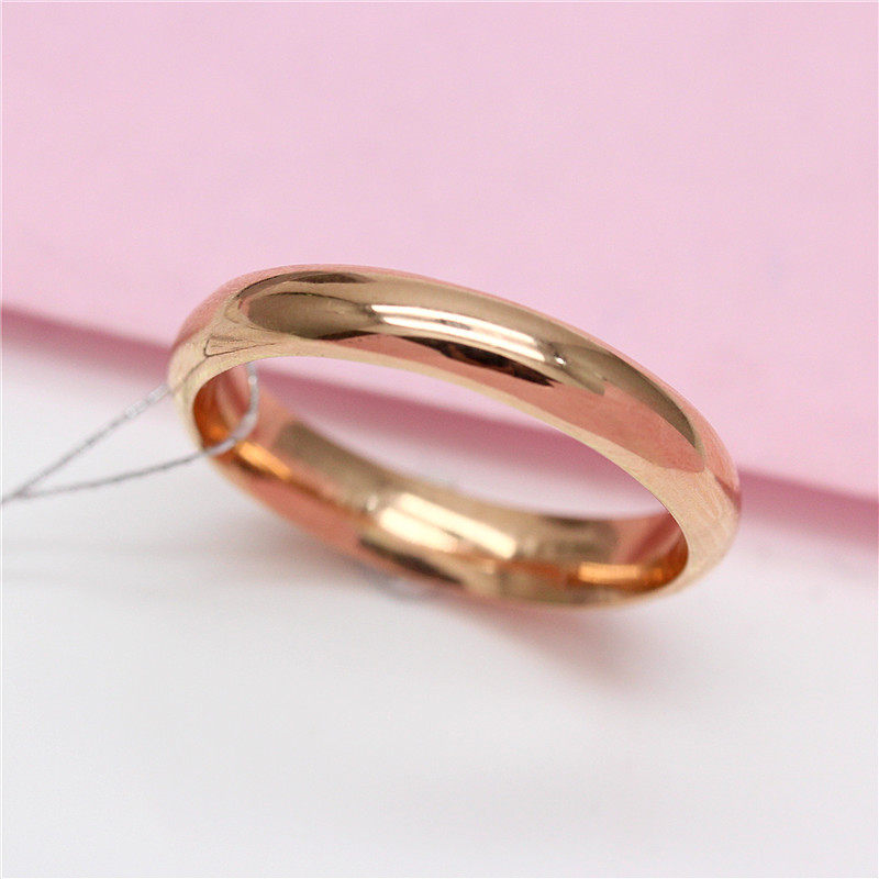 六鑫金店俄罗斯紫金戒指净版光面指环厚实男款手饰