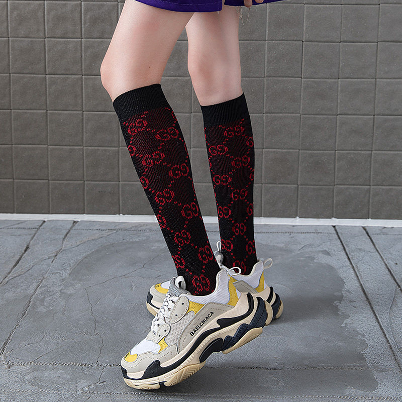 高筒长筒少女jk攻速袜子潮流膝盖潮牌ins短袜