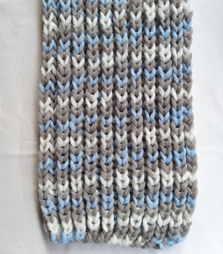 手工手织冬季围巾段染线双元元宝圣诞节情节朋友围巾