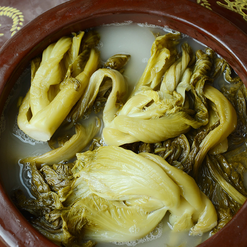 酸菜贵州凉拌酸菜鱼南方农家自制煮酸菜豆米的腌制