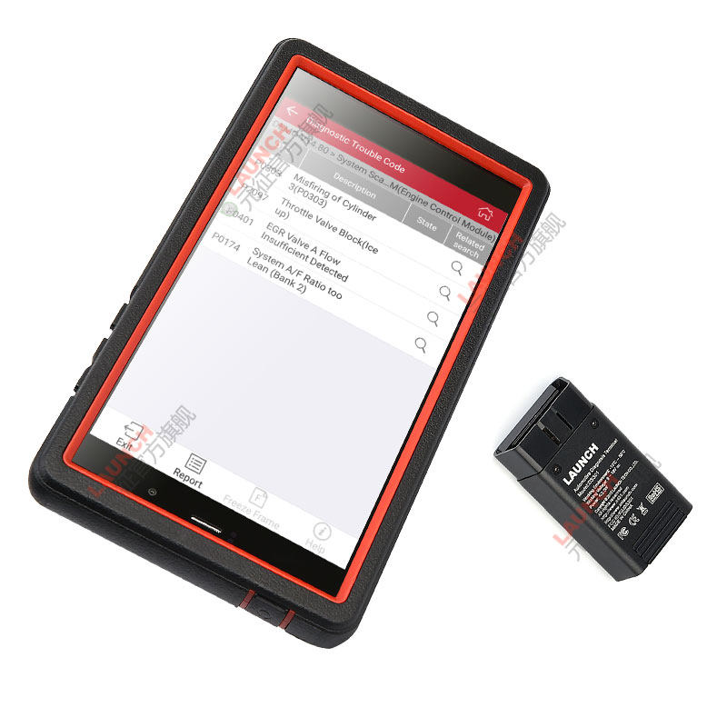 元征launch x431pro mini汽车检测诊断仪海外版 汽车电脑故障诊断