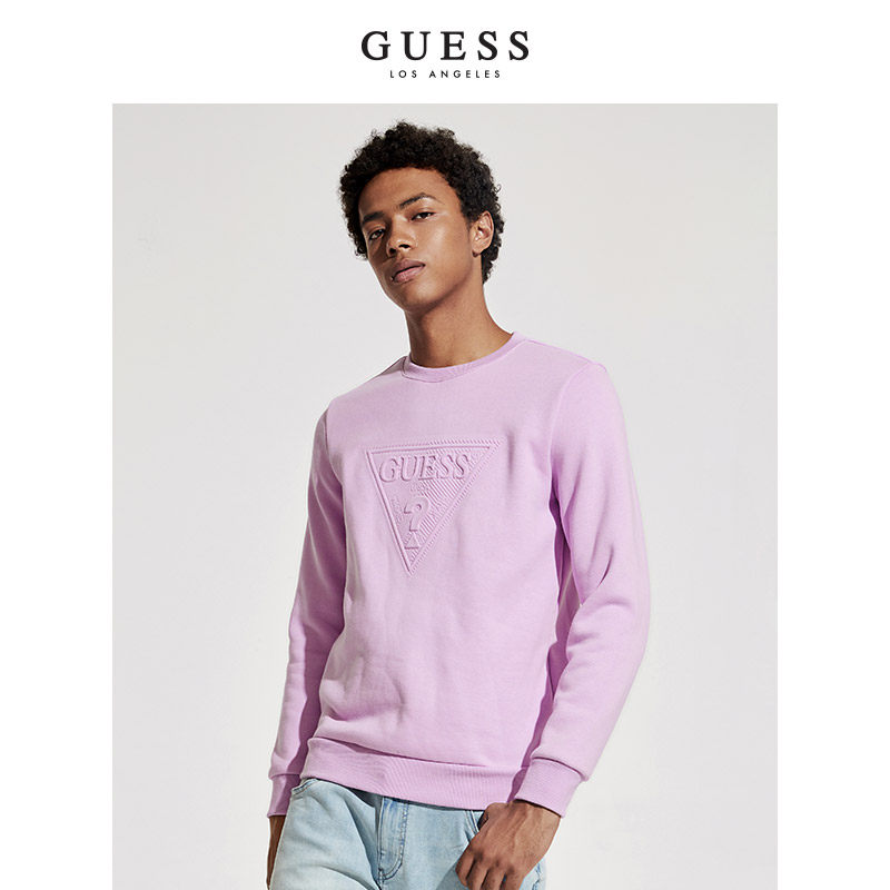 倒三角logo卫衣 mj3k8454c guess情侣款 男士 - 女性在线导购网