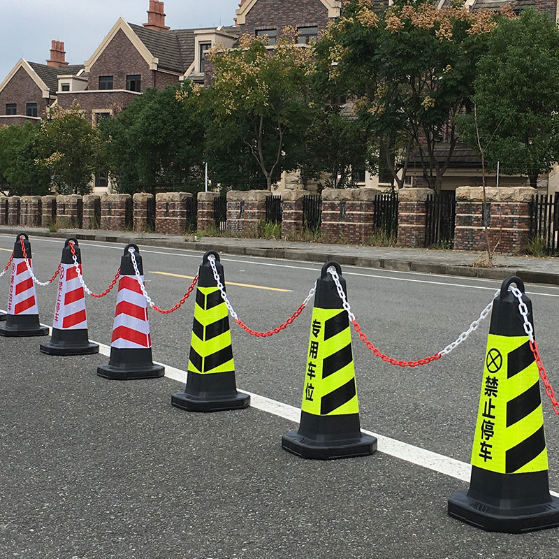 塑料路反光路障雪糕禁止停车交通安全隔离警示柱装路锥