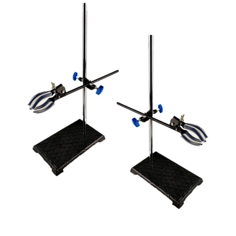 实验室架子全套高度80cm冷凝管夹铁架夹子方座铁架台