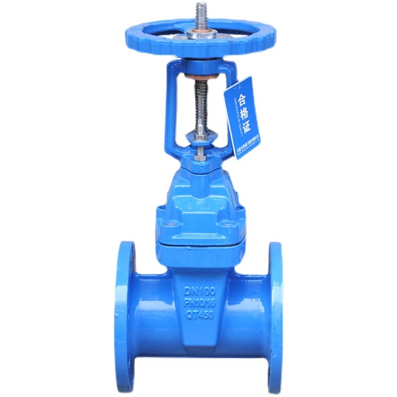 明杆法兰闸阀dn100球墨铸铁铁闸密封消防闸门闸阀