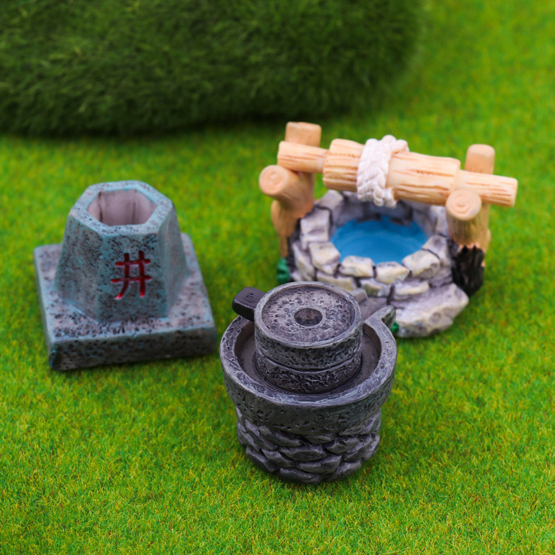 diy树脂真石仿真古井水池小水水井礼物手工模型制作工具