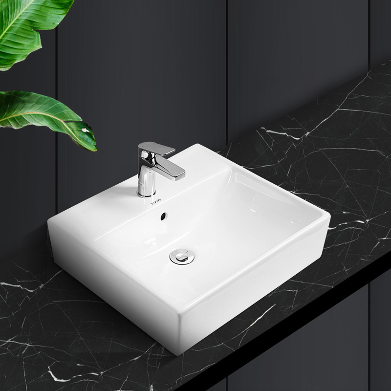 toto台上lw709rcb陶瓷方形智洁秞面洗脸盆dl363卫生间台上盆