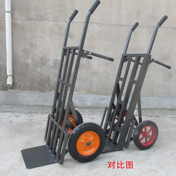 加厚老虎车两轮手推车货车小推车拉货车拖车手拉车载重王搬运车