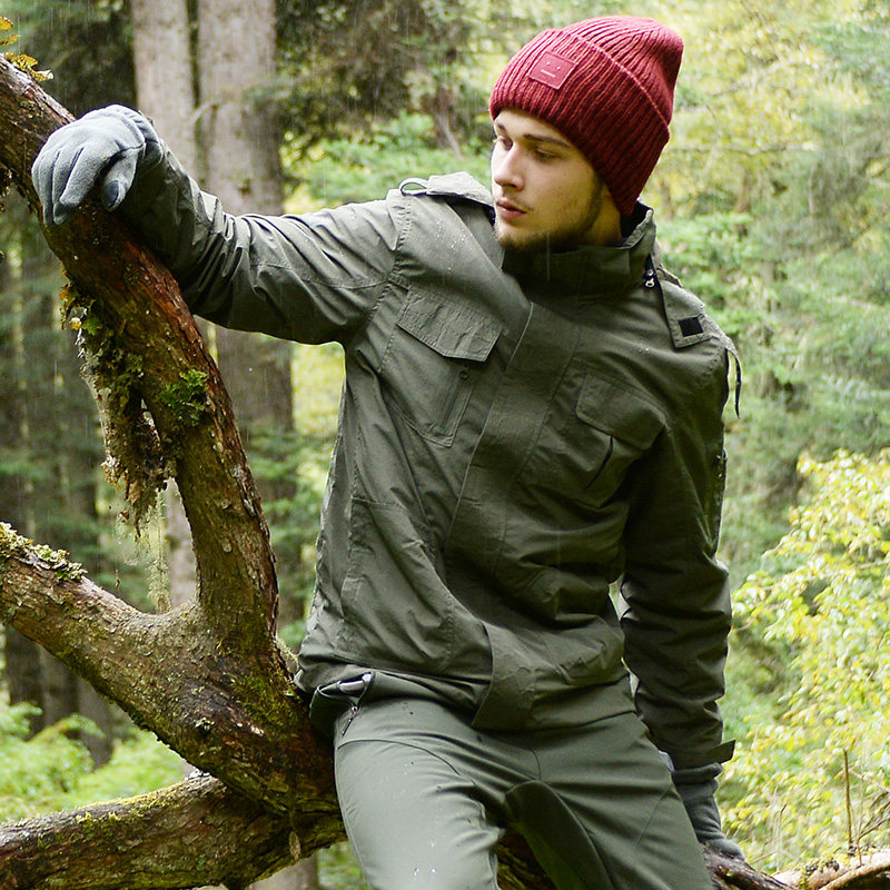 犸凯奴户外冲锋衣猎户工装三合一防风防水保暖防寒服