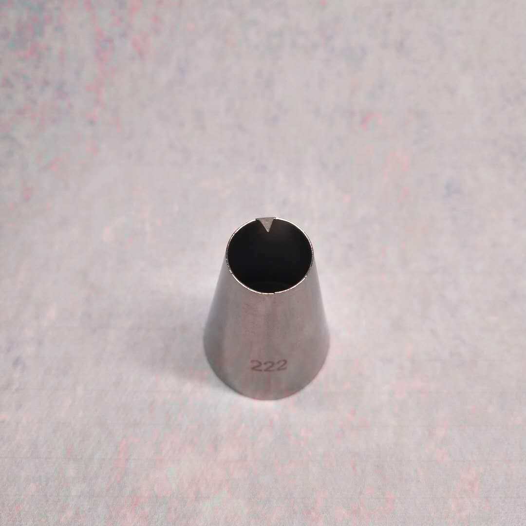 桃花裱花韩式桃形嘴中号寿222号不锈钢寿桃裱花嘴