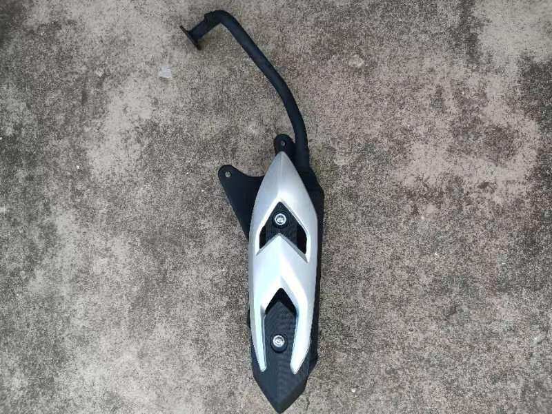 适用豪爵摩托车usr125消声器hj125t-21排气管摩托车排气管