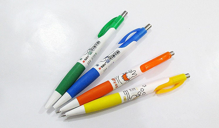 铅笔晨光mf1015米菲按动圆珠笔原子笔mf3002自动活动圆珠笔