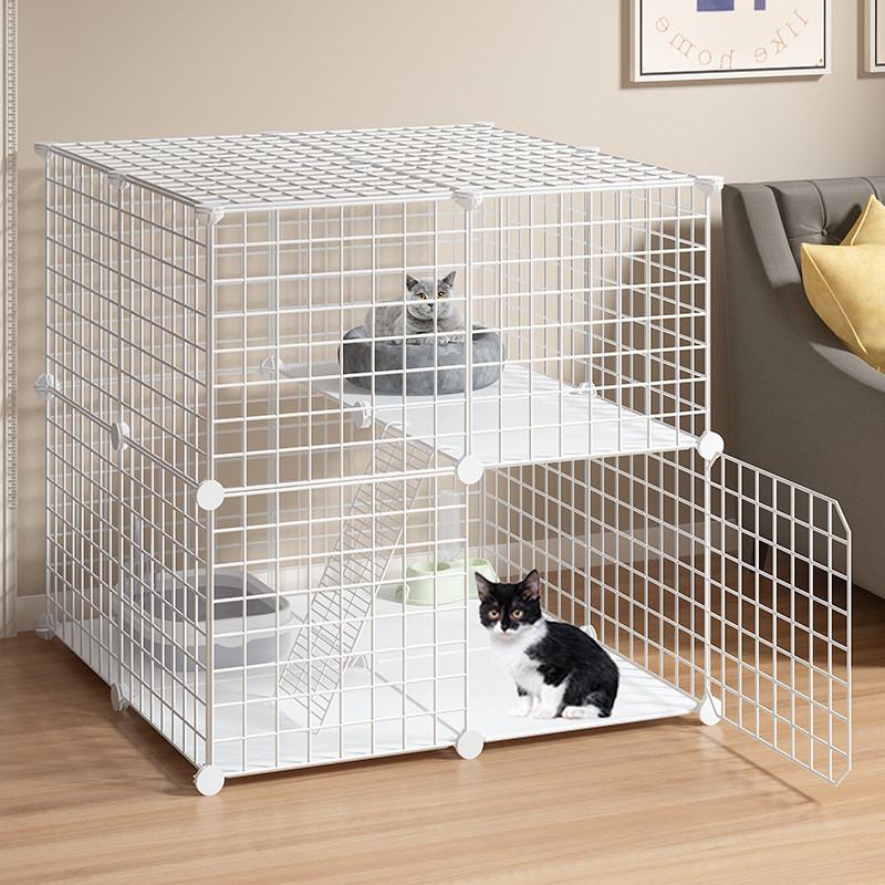 猫笼子别墅家用超大自由空间带厕所分离宠物猫舍室内猫窝宠物猫屋