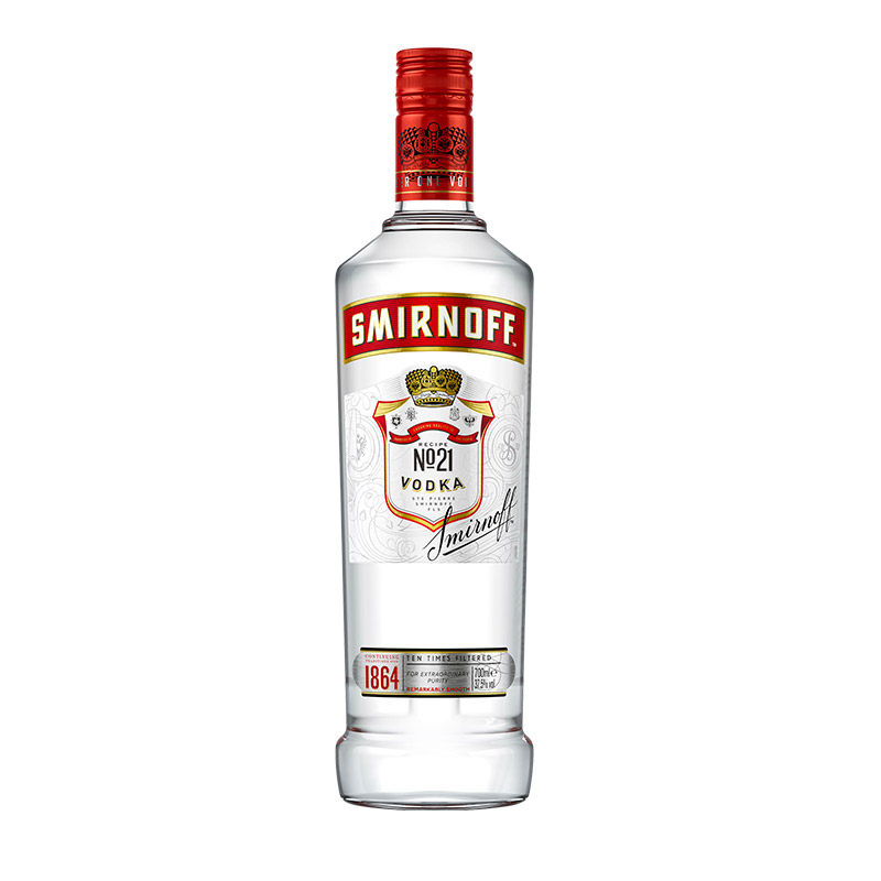 进口洋酒smirnoff斯米米诺红牌伏特加皇冠伏特加酒40度伏特加