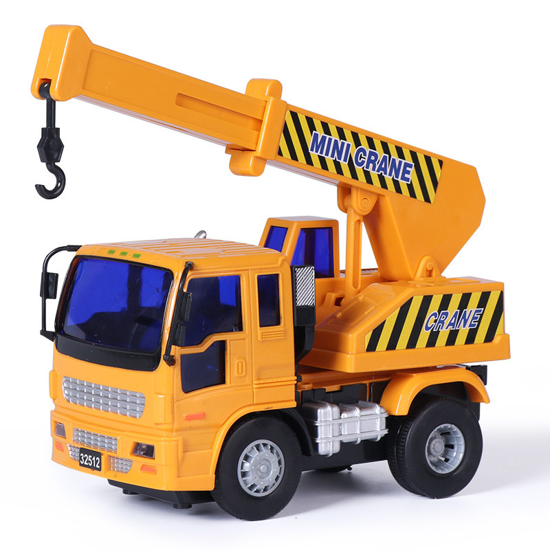 力利工程车吊车起重机大吊机模型小汽车儿童儿童玩具玩具车惯性