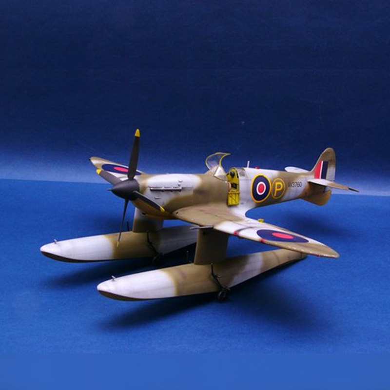 水上飞机vbmk喷火英国官方模型拼装小号手降价飞机模型