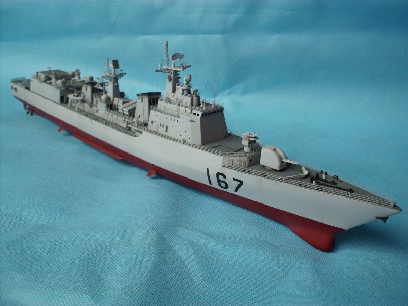 小号手拼装军事战舰模型仿真1350167深圳号导弹驱逐舰军舰船模