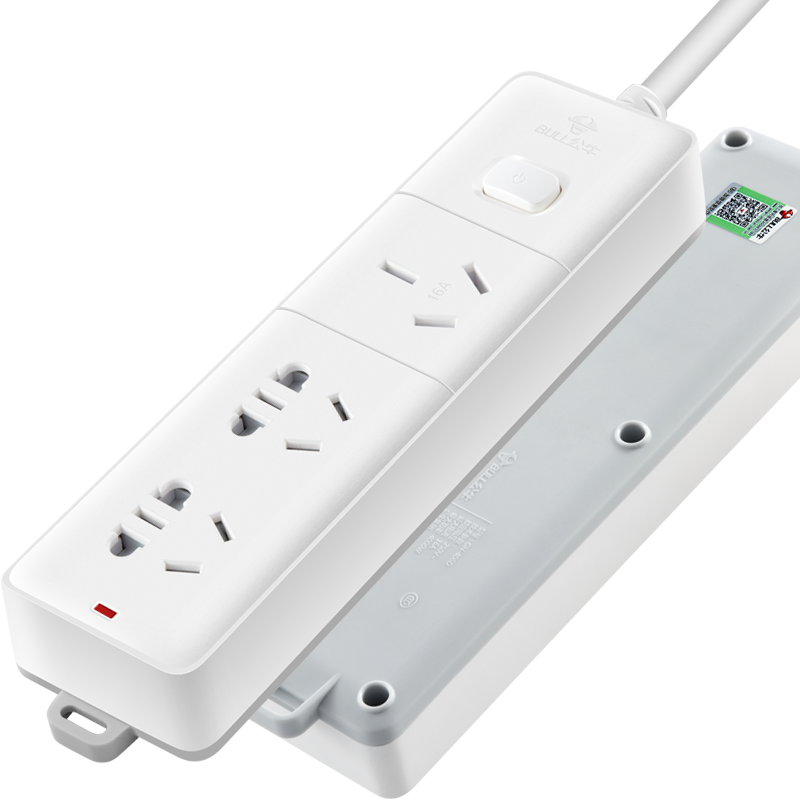 公牛大功率排插空调专用插座16a插排16安插板十安转十六安转换器