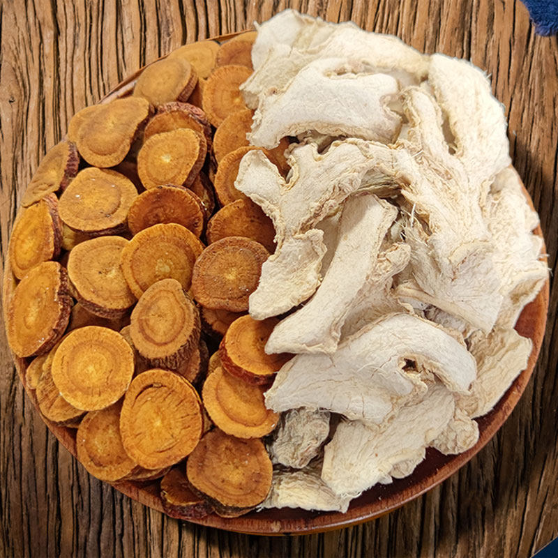 甘草姜汤原料500g正宗干草老生姜片中药材泡茶其他药食同源食品